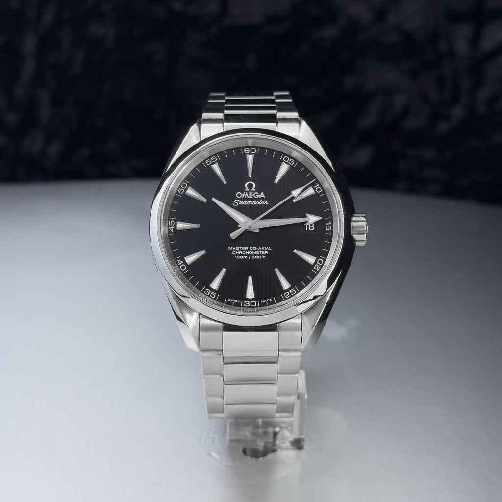 Omega Seamaster Aqua Terra 150M — Black Dial — Ref. 231.10.42.21.01.003 — 2015 — Box & Papers