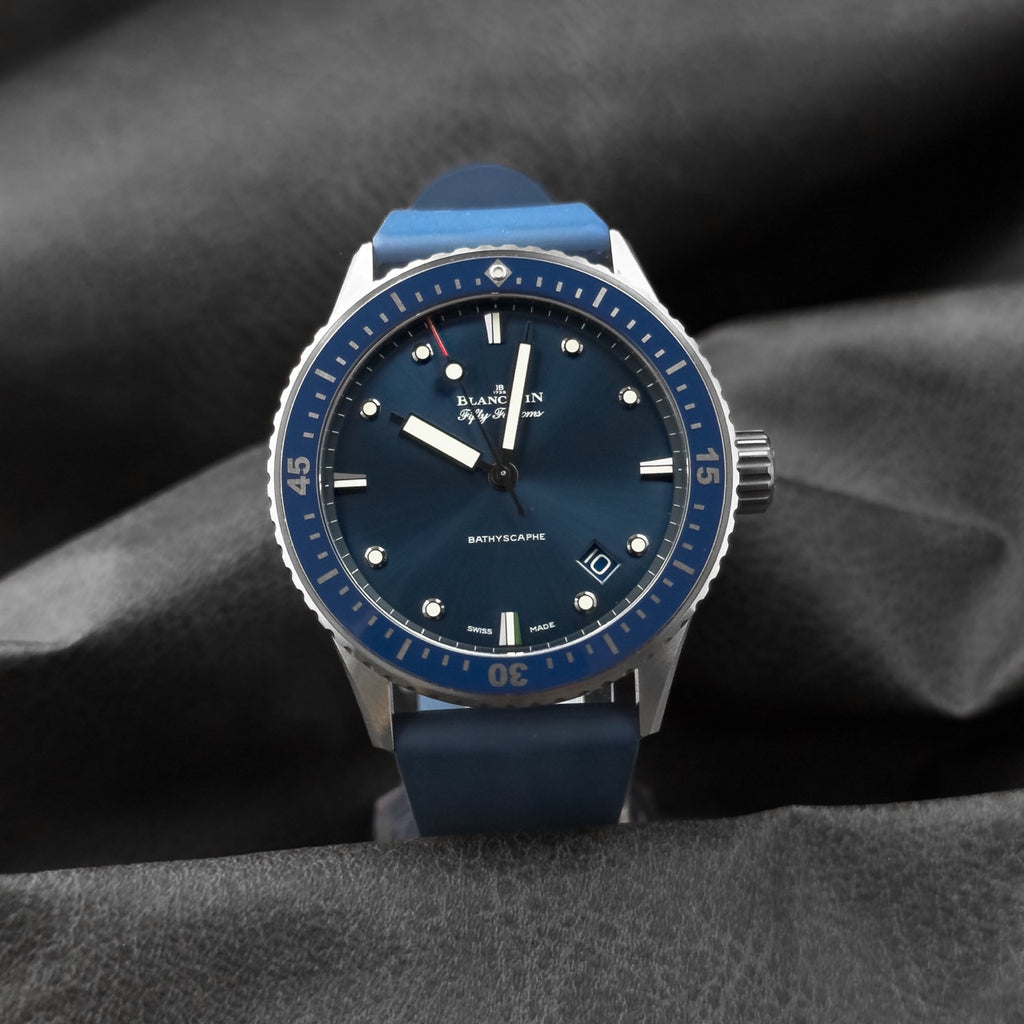 Blancpain Fifty Fathoms Bathyscaphe — Grey Ceramic — Ref. 5000-0240-052A — 2023 — Full Set