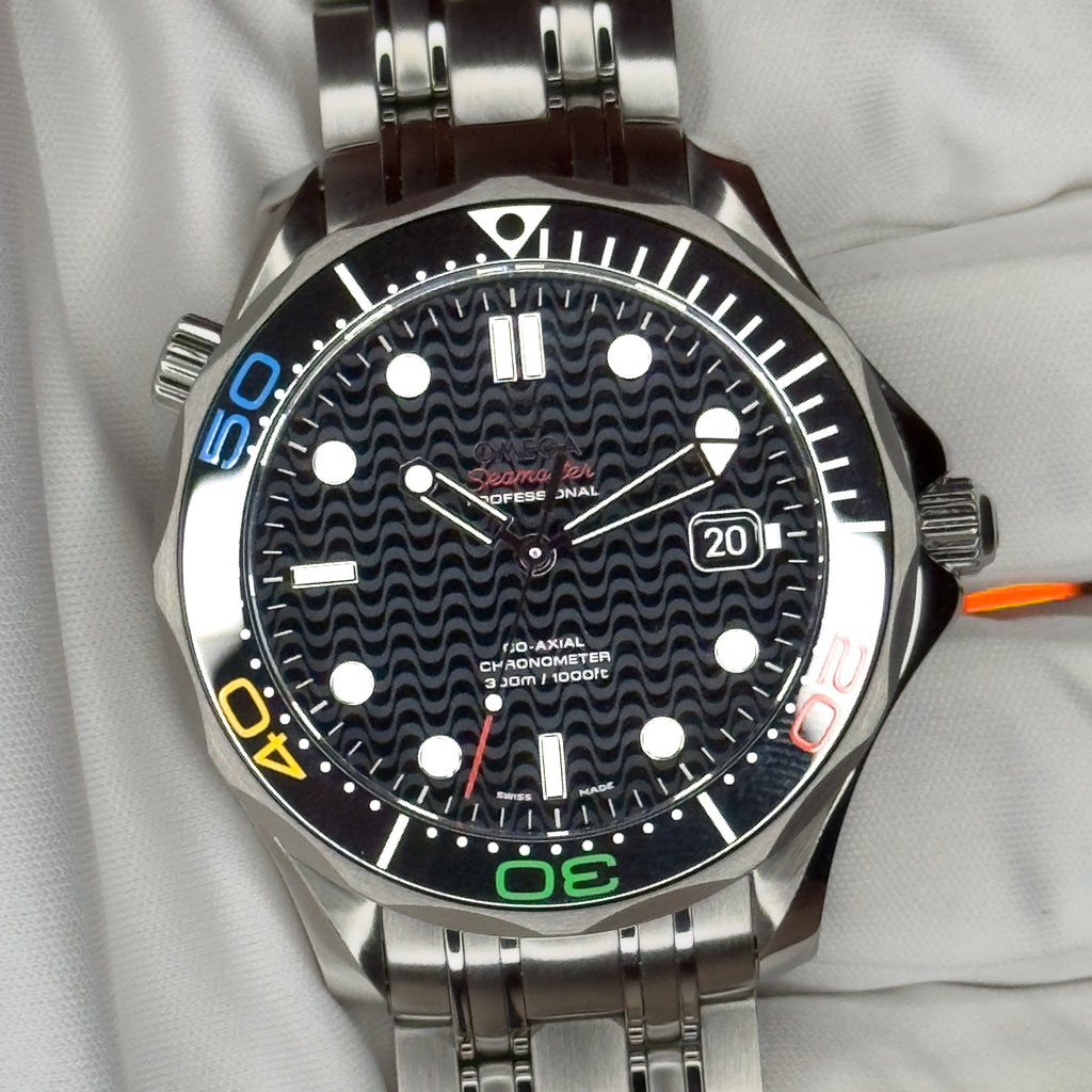 Pre-owned Omega Seamaster Diver 300M Rio 2016 Limited Edition Ref. 522.30.41.20.01.001 — The Crown & Crystal Chandler AZ