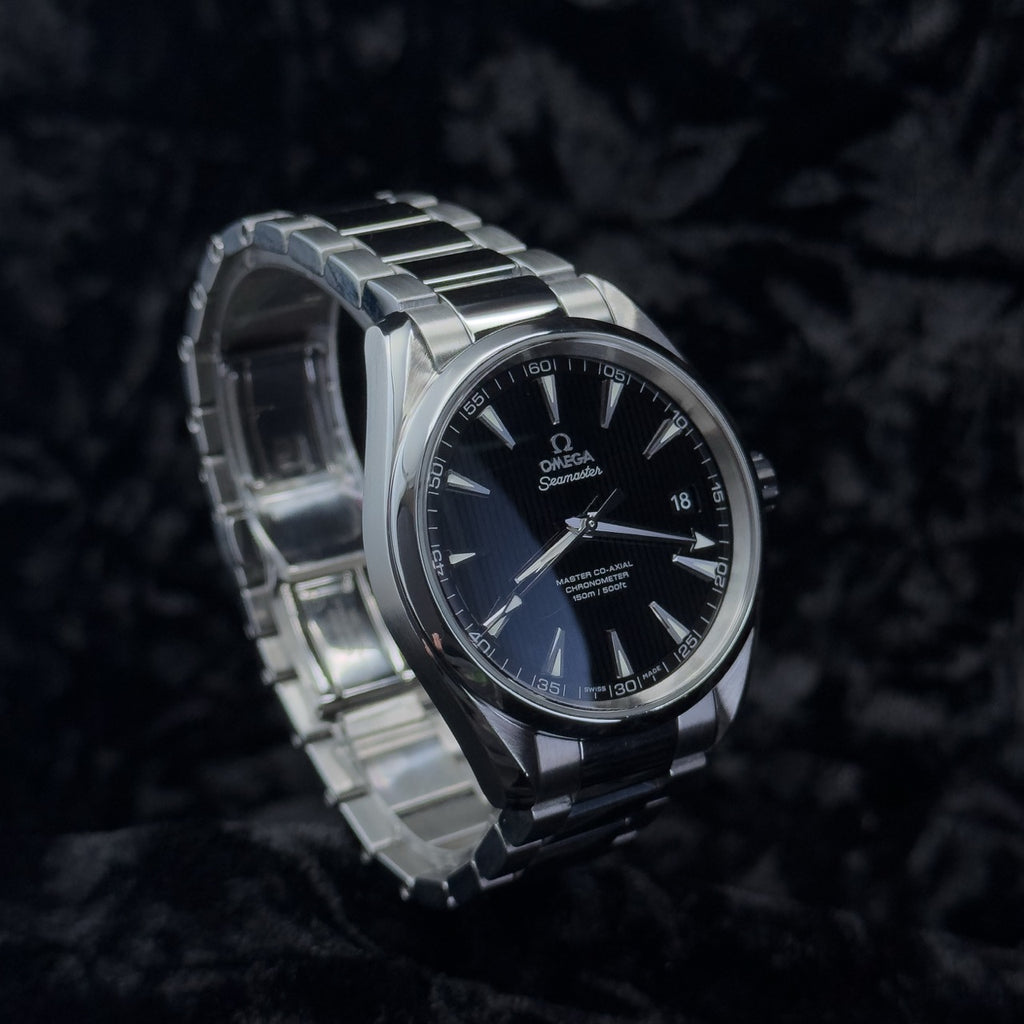 Omega Seamaster Aqua Terra 150M — Black Dial — Ref. 231.10.42.21.01.003 — 2015 — Box & Papers