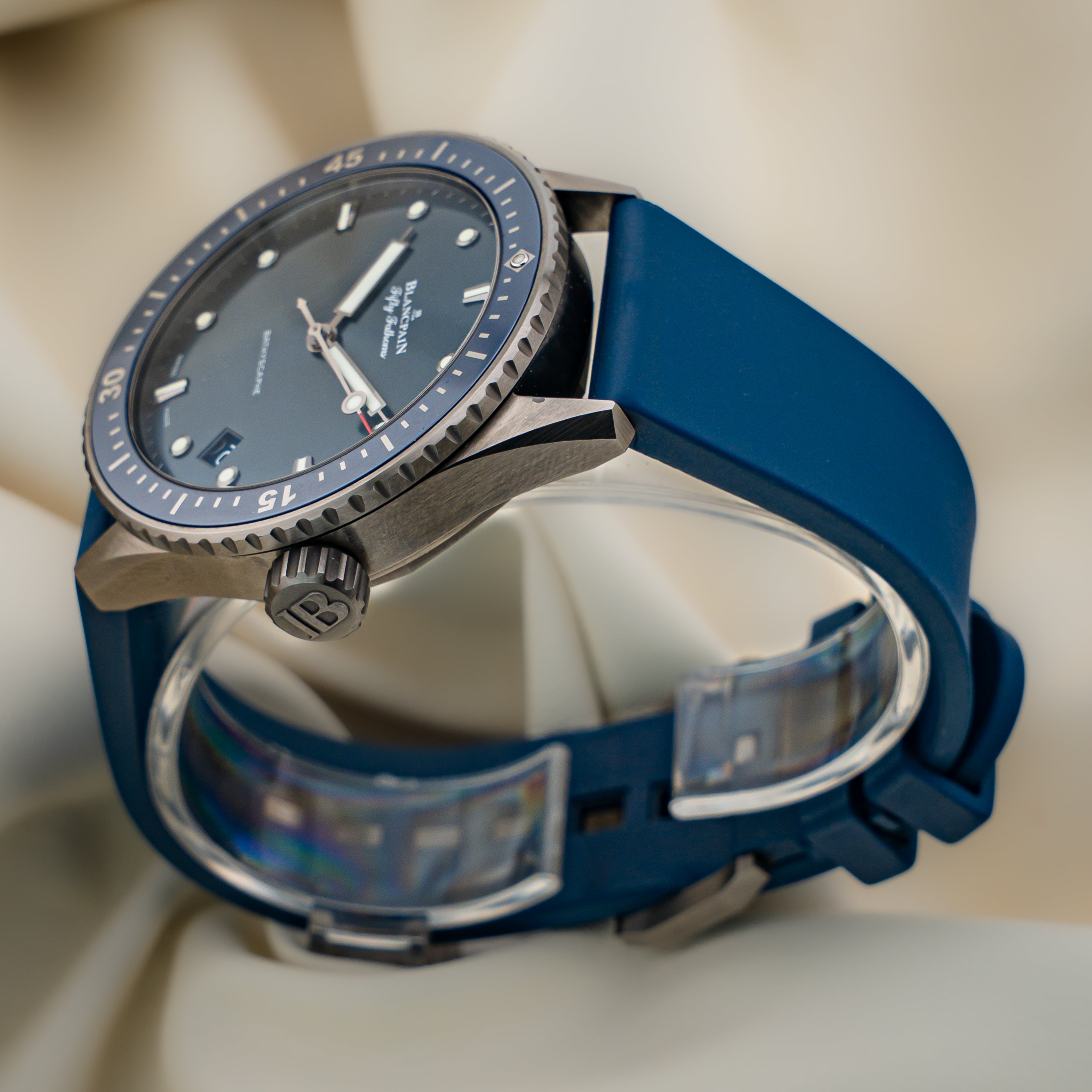 Blancpain Fifty Fathoms Bathyscaphe — Grey Ceramic — Ref. 5000-0240-052A — 2023 — Full Set