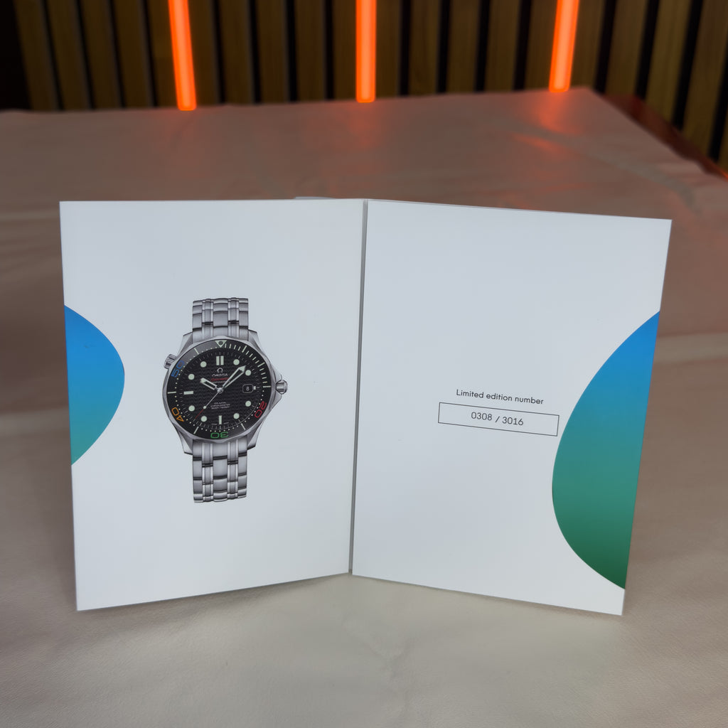 Pre-owned Omega Seamaster Diver 300M Rio 2016 Limited Edition Ref. 522.30.41.20.01.001 — The Crown & Crystal Chandler AZ