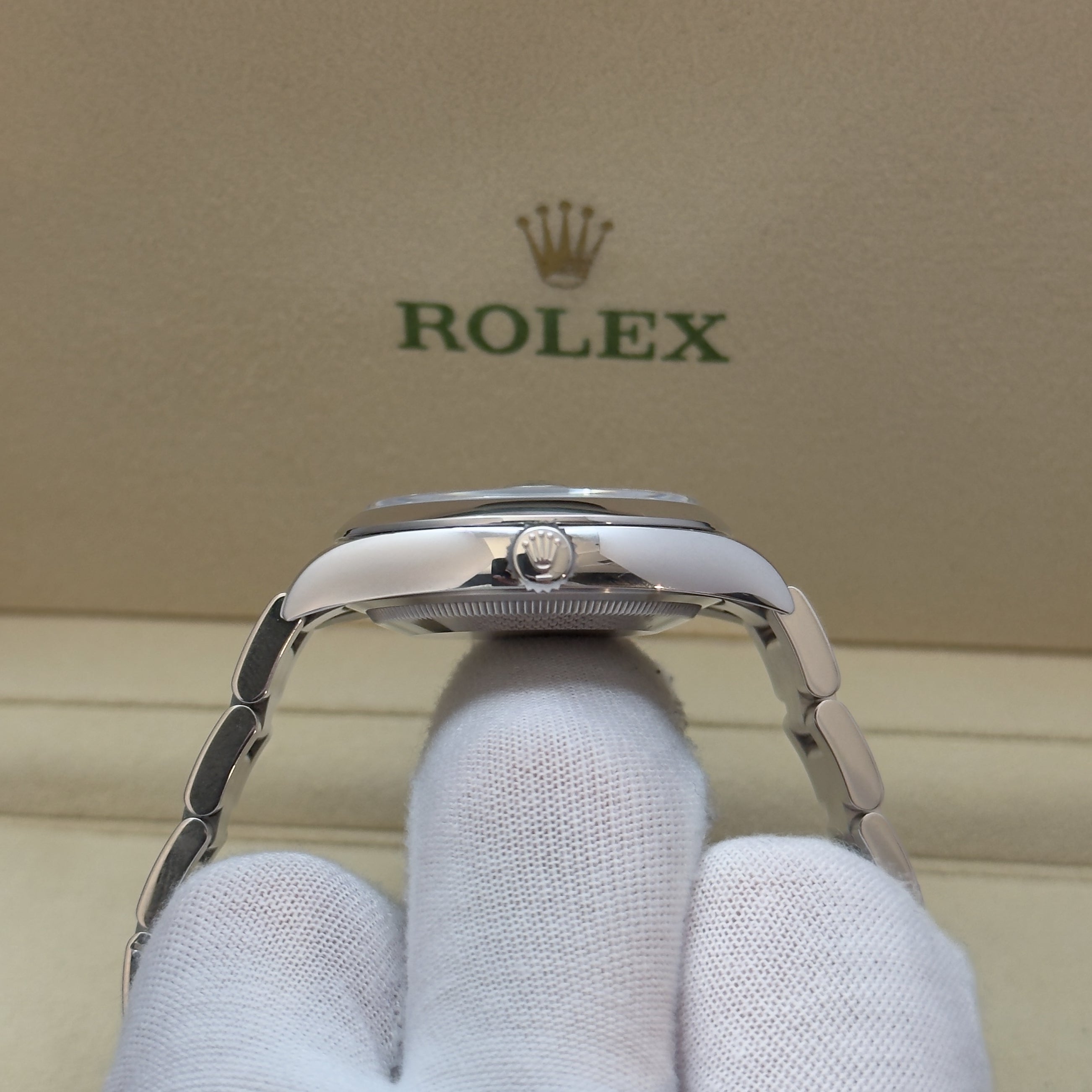 2025 Rolex Datejust 36mm 126200 Oyster Mint Green Dial. Full Set Incl white tag