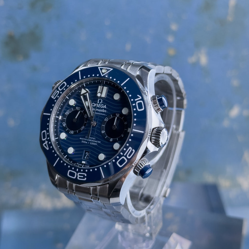 Omega Seamaster Diver 300m Chronograph 44 210.30.44.51.03.001 Blue Dial