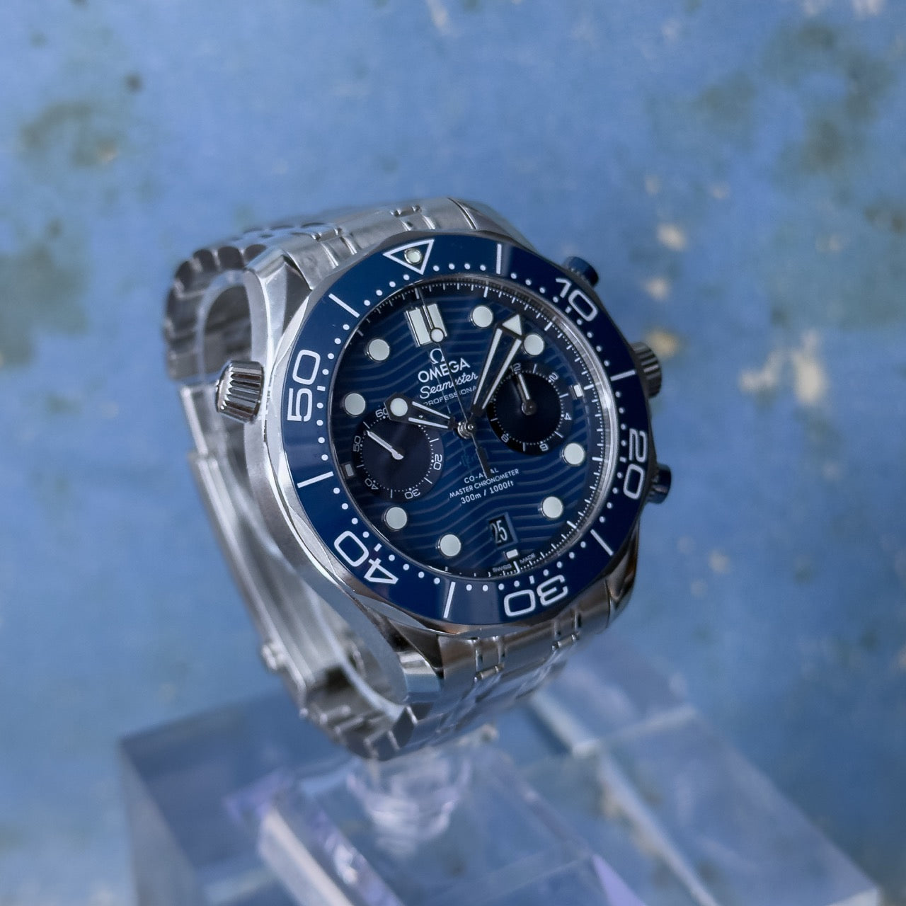 Omega Seamaster Diver 300m Chronograph 44 210.30.44.51.03.001 Blue Dial