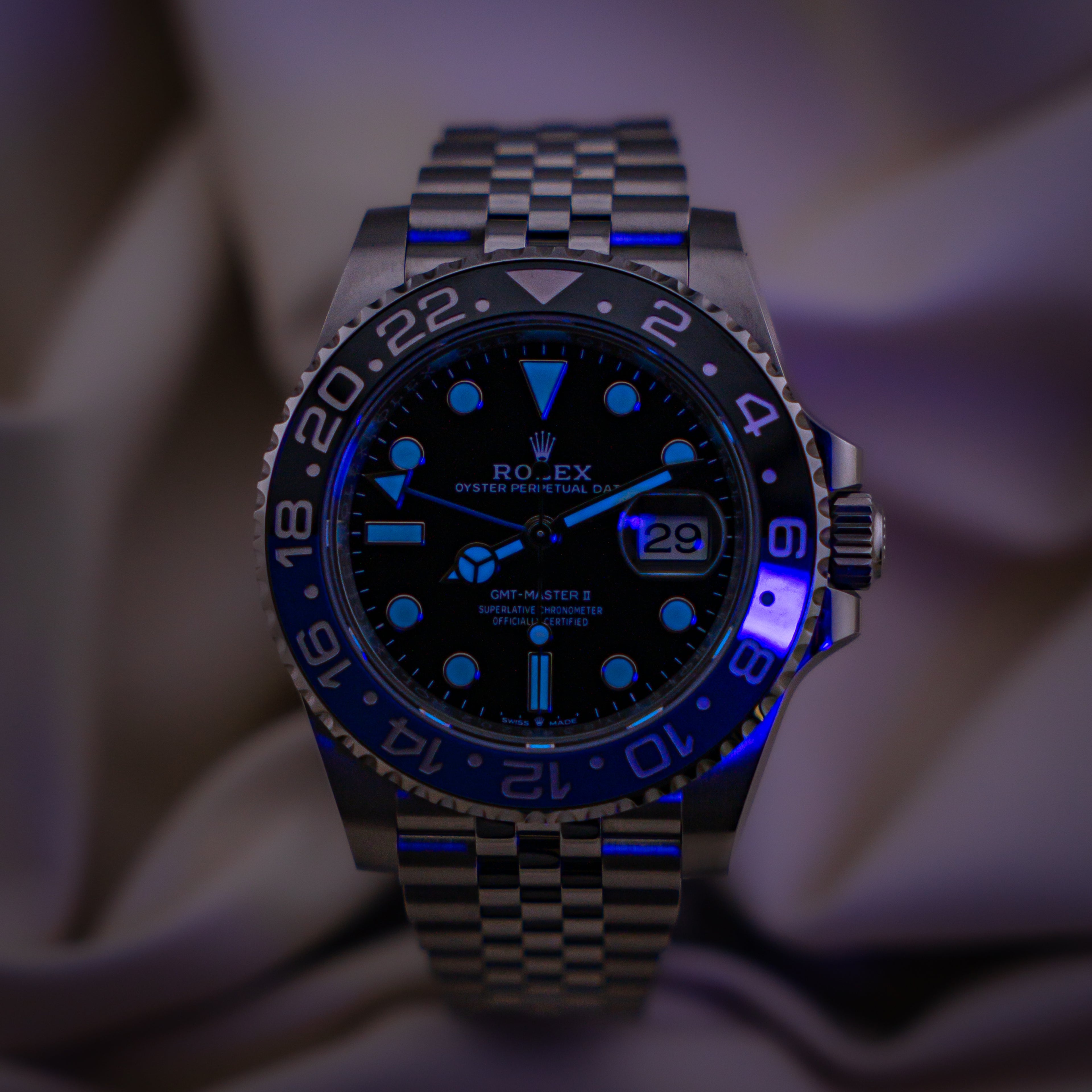 Rolex GMT-Master II "Batgirl" — Ref. 126710BLNR