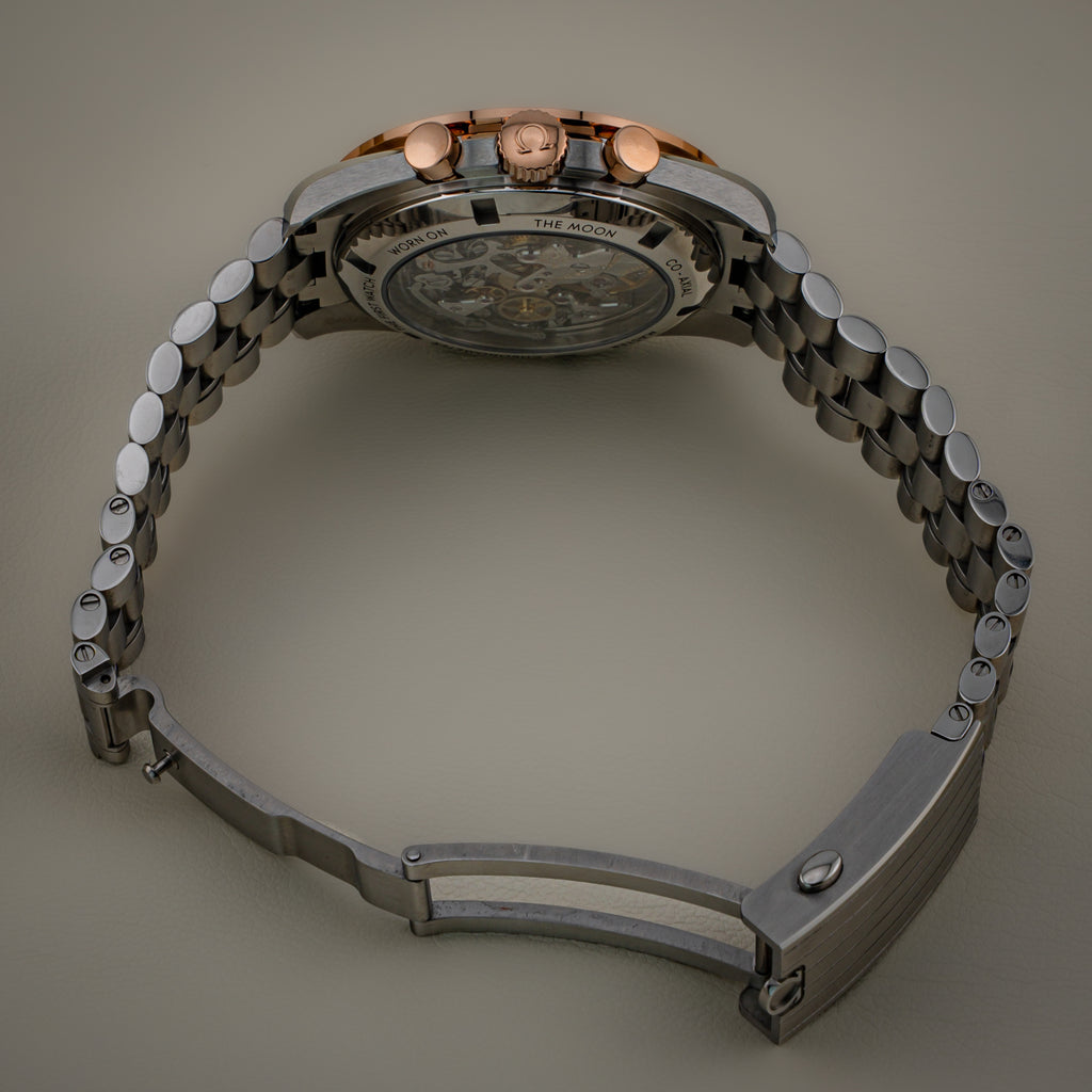 Omega Speedmaster Moonwatch Professional — Steel and Sedna Gold Ref. 310.23.42.50.99.001 — Full Set