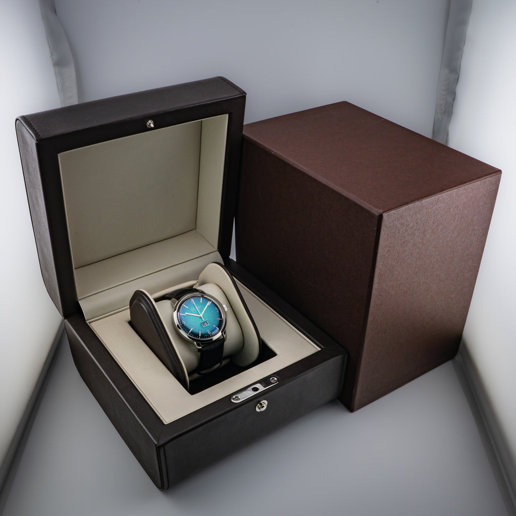 Glashütte Original Sixties Panorama Date — Green Dial — Ref. 2-39-47-04-02-04 — 2018 — Box & Papers