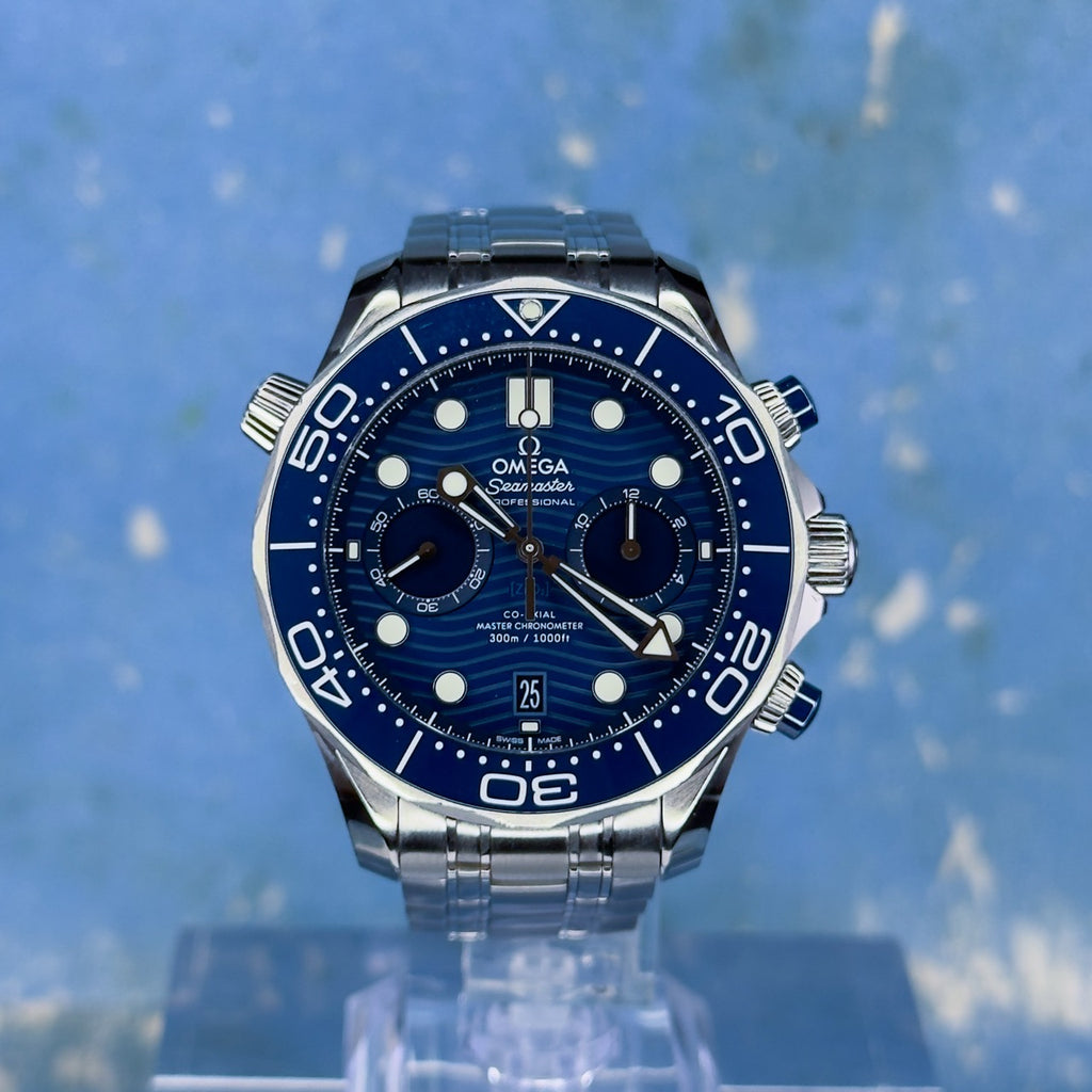 Omega Seamaster Diver 300m Chronograph 44 210.30.44.51.03.001 Blue Dial