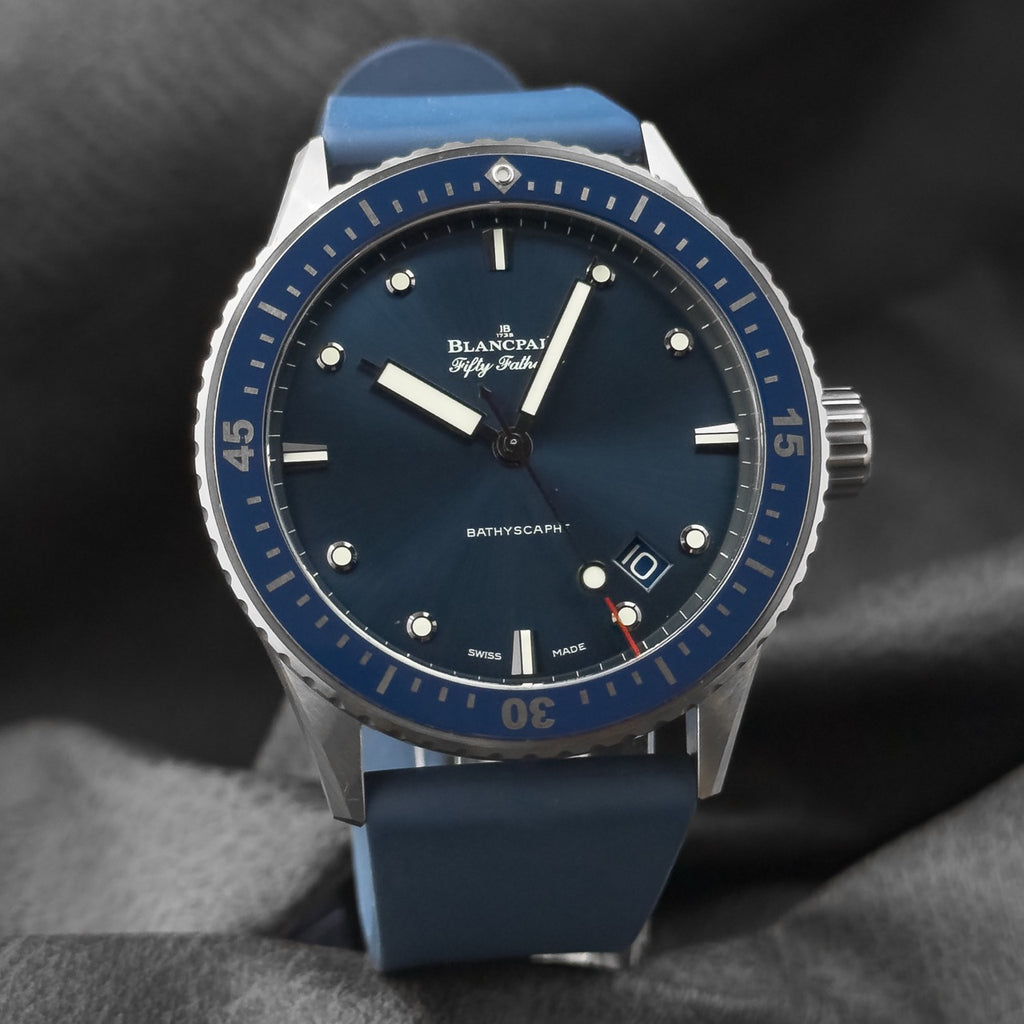 Blancpain Fifty Fathoms Bathyscaphe — Grey Ceramic — Ref. 5000-0240-052A — 2023 — Full Set
