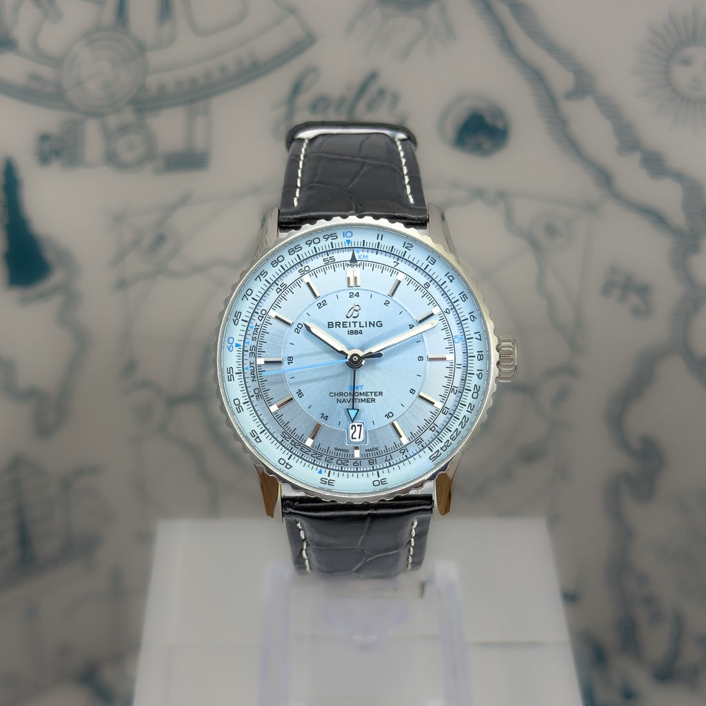 Breitling Navitimer 41 Ice Blue Dial – Full Set 2025 – Ref A32310171C1P1