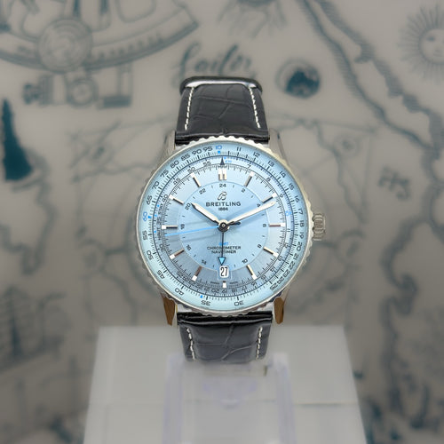 Breitling Navitimer 41 Ice Blue Dial – Full Set 2025 – Ref A32310171C1P1