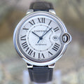 Cartier Ballon Bleu WSBB0039 40mm Silver Dial Stainless Steel Box & Papers