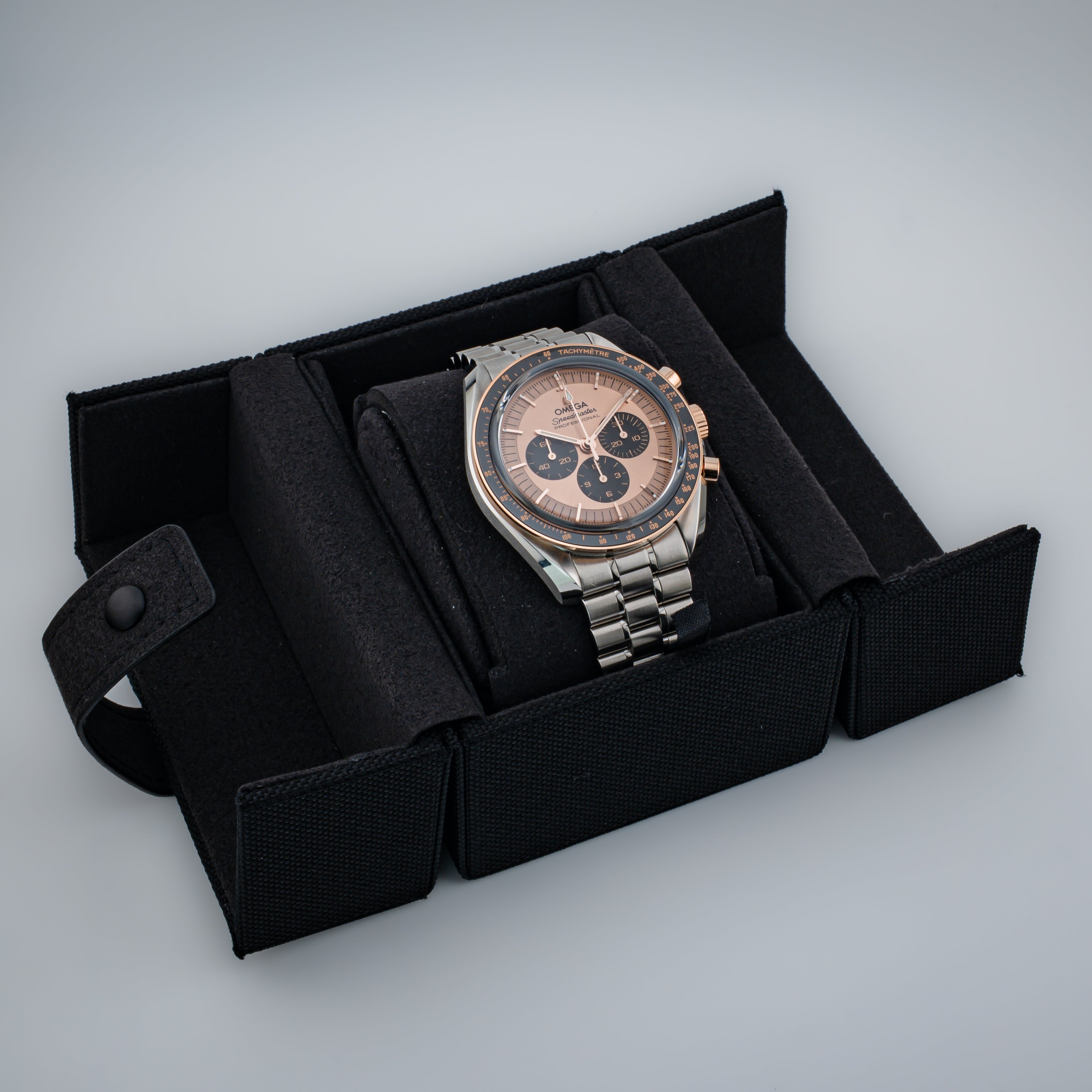 Omega Speedmaster Moonwatch Professional — Steel and Sedna Gold Ref. 310.23.42.50.99.001 — Full Set