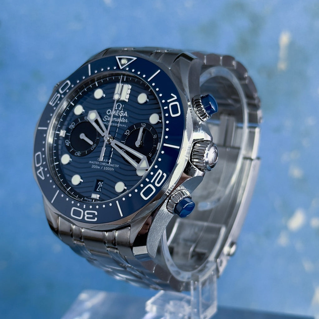 Omega Seamaster Diver 300m Chronograph 44 210.30.44.51.03.001 Blue Dial