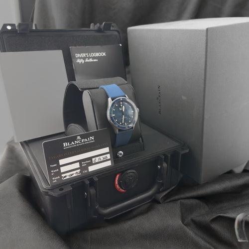 Blancpain Fifty Fathoms Bathyscaphe — Grey Ceramic — Ref. 5000-0240-052A — 2023 — Full Set