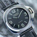 Pre-owned Panerai Luminor 44mm 8 Days PAM00560 steel black complete set — The Crown & Crystal Chandler AZ