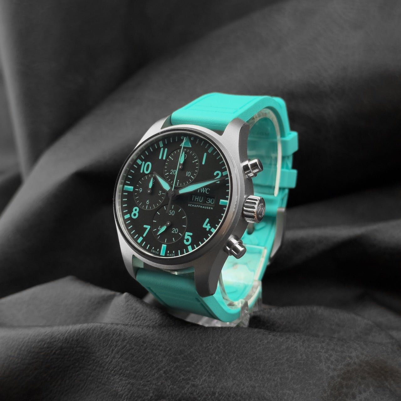 IWC Pilot's Watch Chronograph 41 Mercedes-AMG Petronas Formula One Team — Ref. IW388108 — January 2026 — Full Set — Warranty to 2034