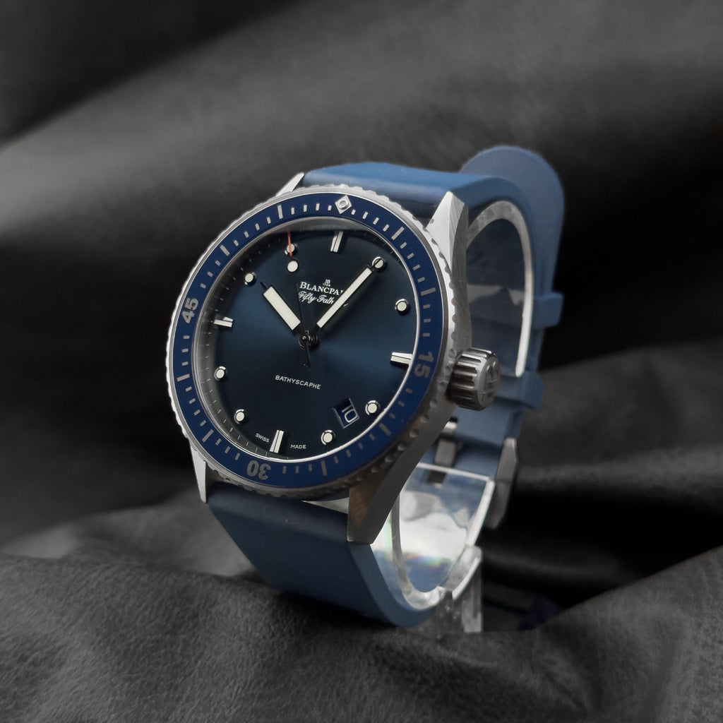 Blancpain Fifty Fathoms Bathyscaphe — Grey Ceramic — Ref. 5000-0240-052A — 2023 — Full Set