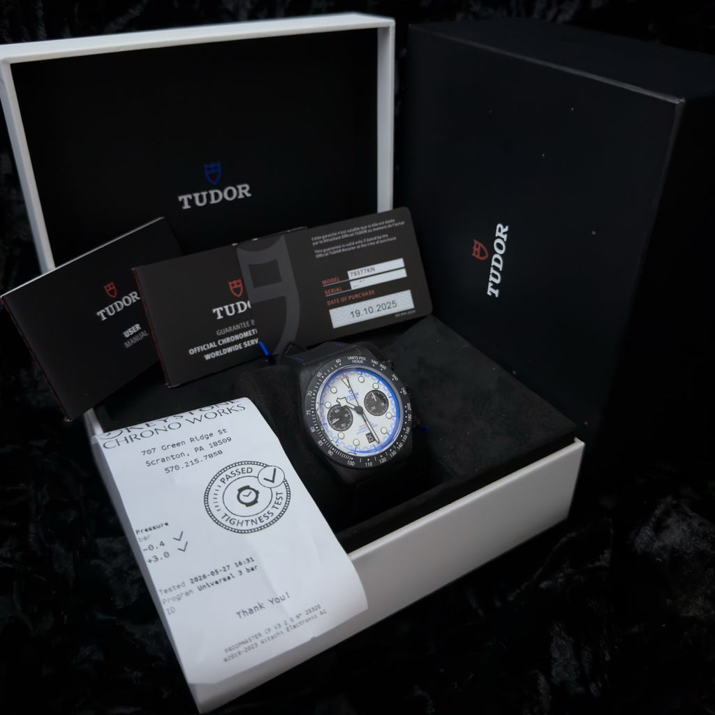 Tudor Black Bay Chrono Carbon 25 Ref. 79377KN — 2025 — Limited 2,025 Pieces — Full Set