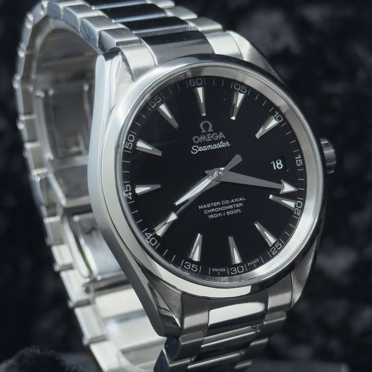 Omega Seamaster Aqua Terra 150M — Black Dial — Ref. 231.10.42.21.01.003 — 2015 — Box & Papers