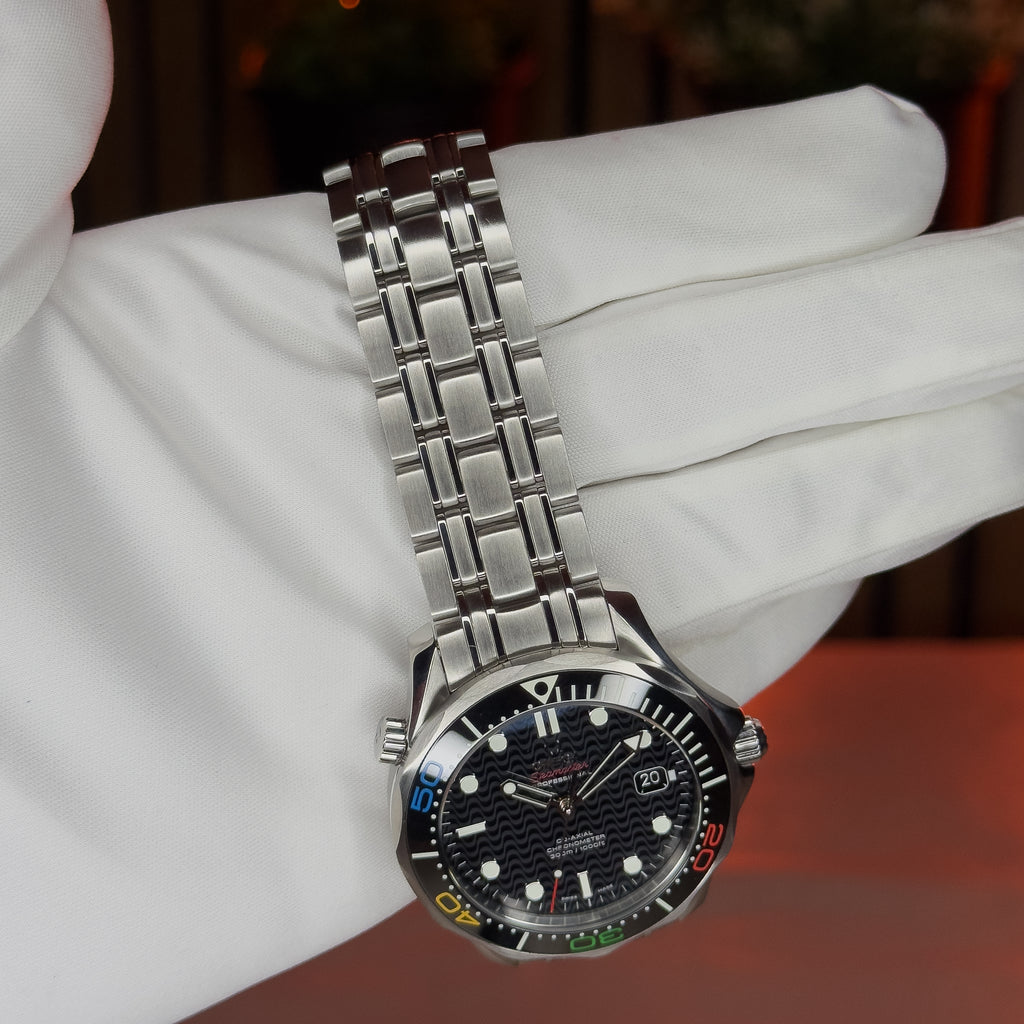Pre-owned Omega Seamaster Diver 300M Rio 2016 Limited Edition Ref. 522.30.41.20.01.001 — The Crown & Crystal Chandler AZ
