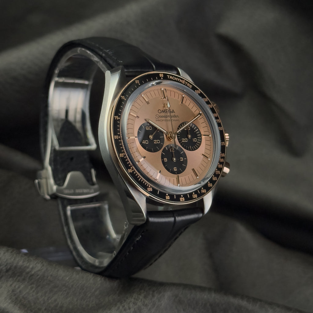 Omega Speedmaster Moonwatch Professional — Steel and Sedna Gold Ref. 310.23.42.50.99.001 — Full Set