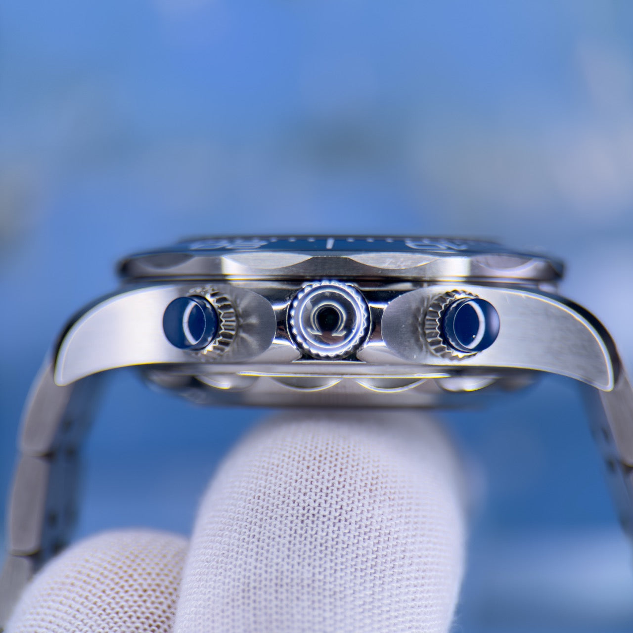 Omega Seamaster Diver 300m Chronograph 44 210.30.44.51.03.001 Blue Dial