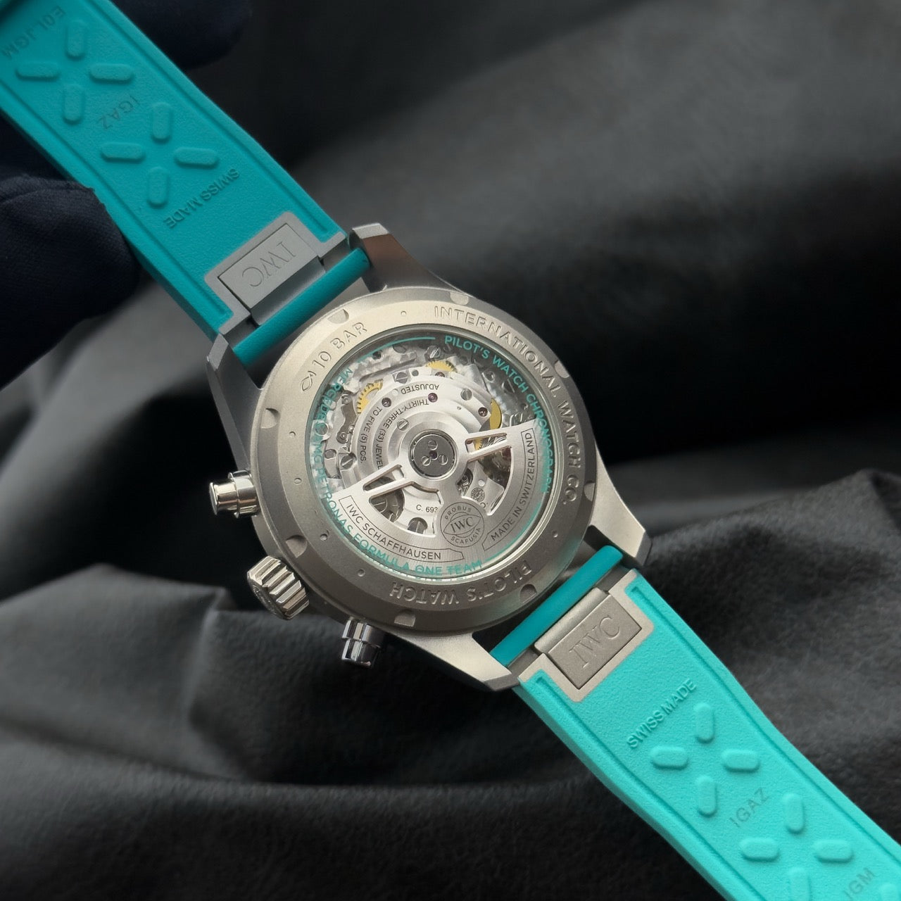 IWC Pilot's Watch Chronograph 41 Mercedes-AMG Petronas Formula One Team — Ref. IW388108 — January 2026 — Full Set — Warranty to 2034