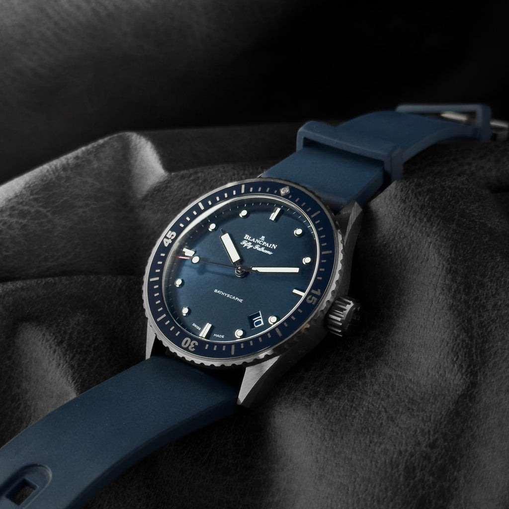 Blancpain Fifty Fathoms Bathyscaphe — Grey Ceramic — Ref. 5000-0240-052A — 2023 — Full Set