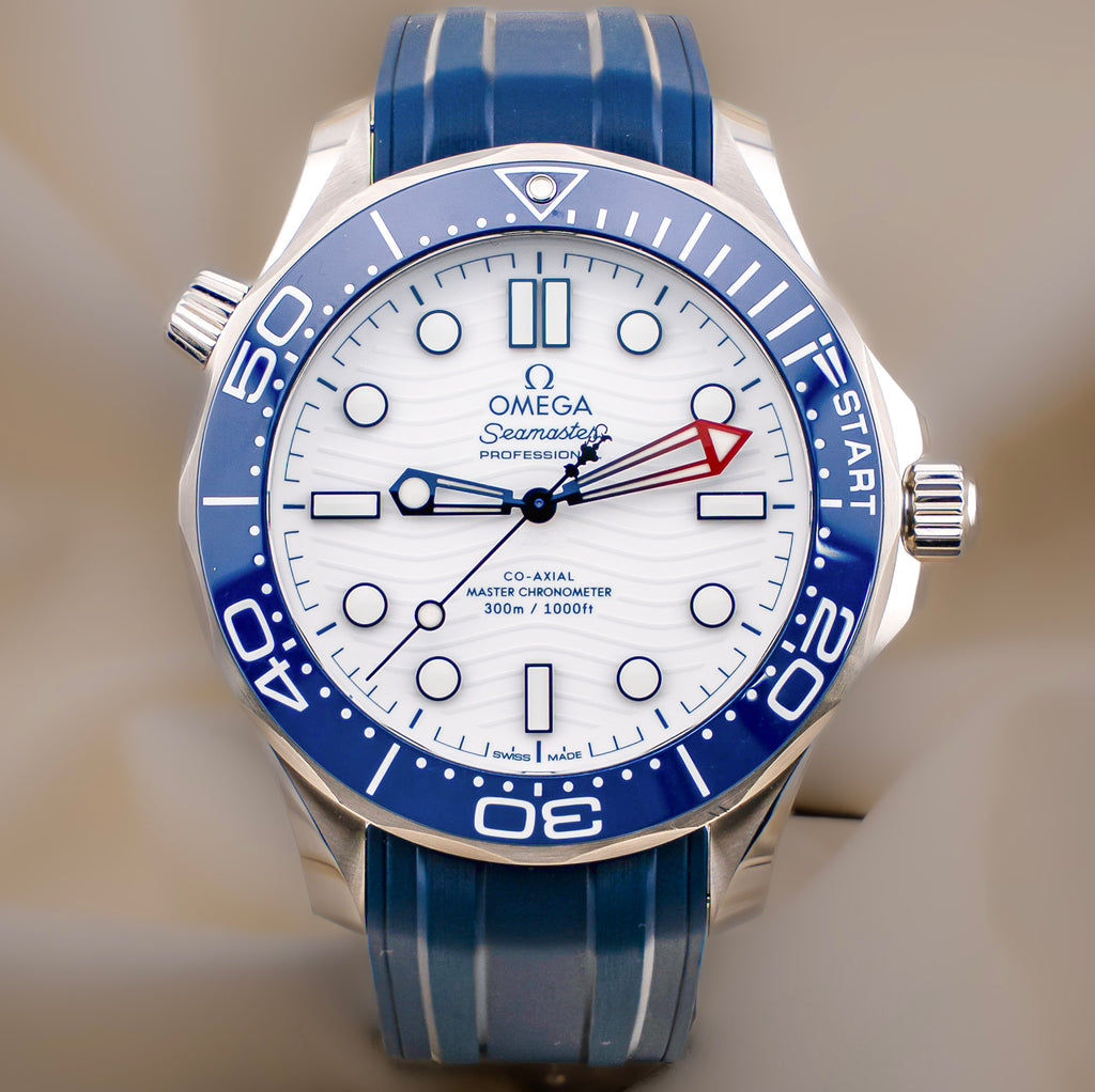 Omega Seamaster Diver 300M America’s Cup Barcelona 42mm Box & Papers