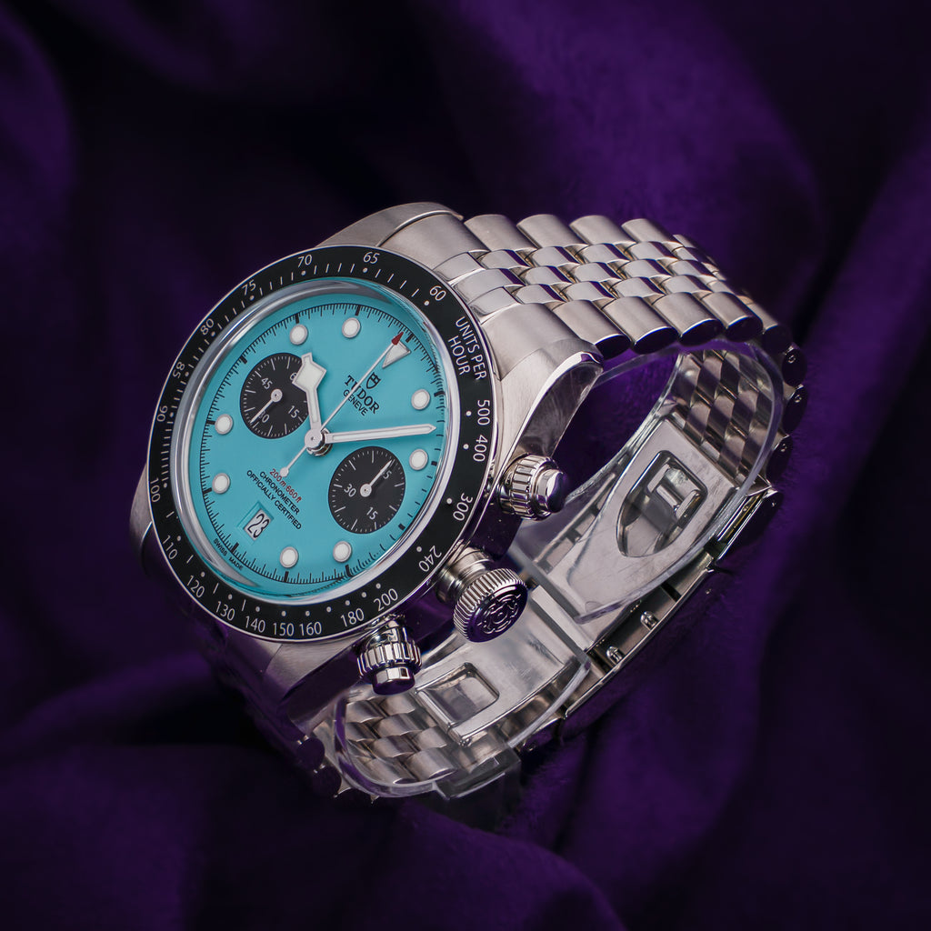 Tudor Black Bay Chrono “Flamingo Dial” Turquoise Dial M79360N-0024