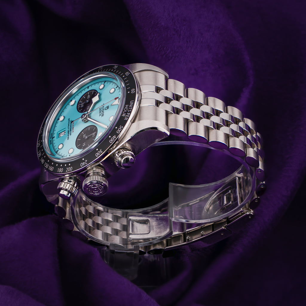 Tudor Black Bay Chrono “Flamingo Dial” Turquoise Dial M79360N-0024
