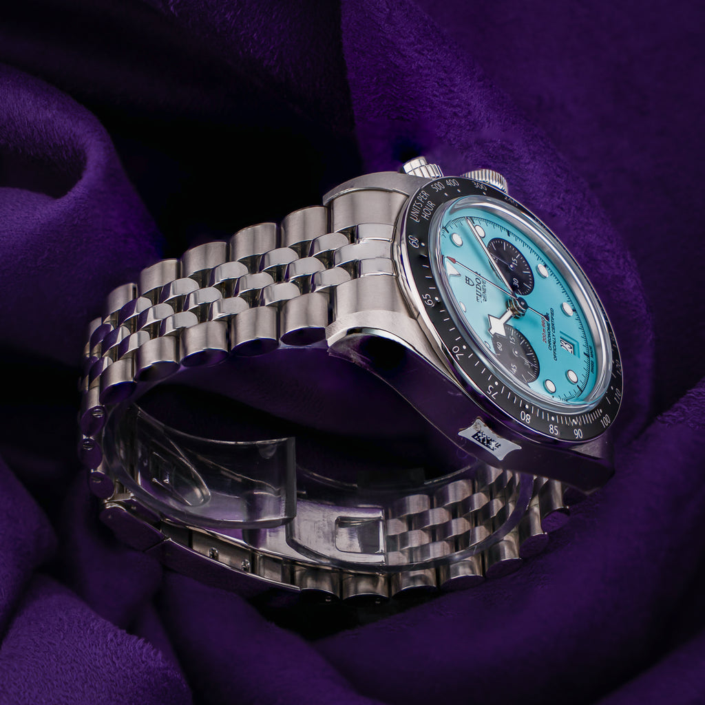 Tudor Black Bay Chrono “Flamingo Dial” Turquoise Dial M79360N-0024