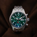 IWC Pilot's Watch Chronograph 41MM - Green Dial - Ref. IW388104 - 2022 - Full Set
