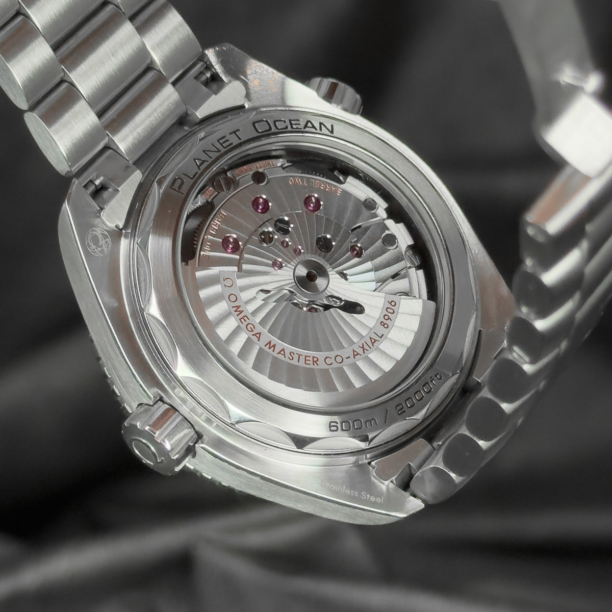Pre-owned Omega Seamaster Planet Ocean 600M GMT Ref. 215.30.44.22.01.001 — The Crown & Crystal Chandler AZ