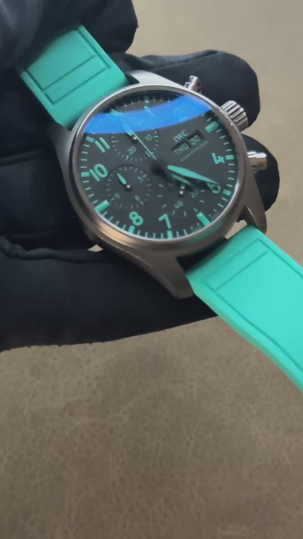 IWC Pilot's Watch Chronograph 41 Mercedes-AMG Petronas Formula One Team — Ref. IW388108 — January 2026 — Full Set — Warranty to 2034