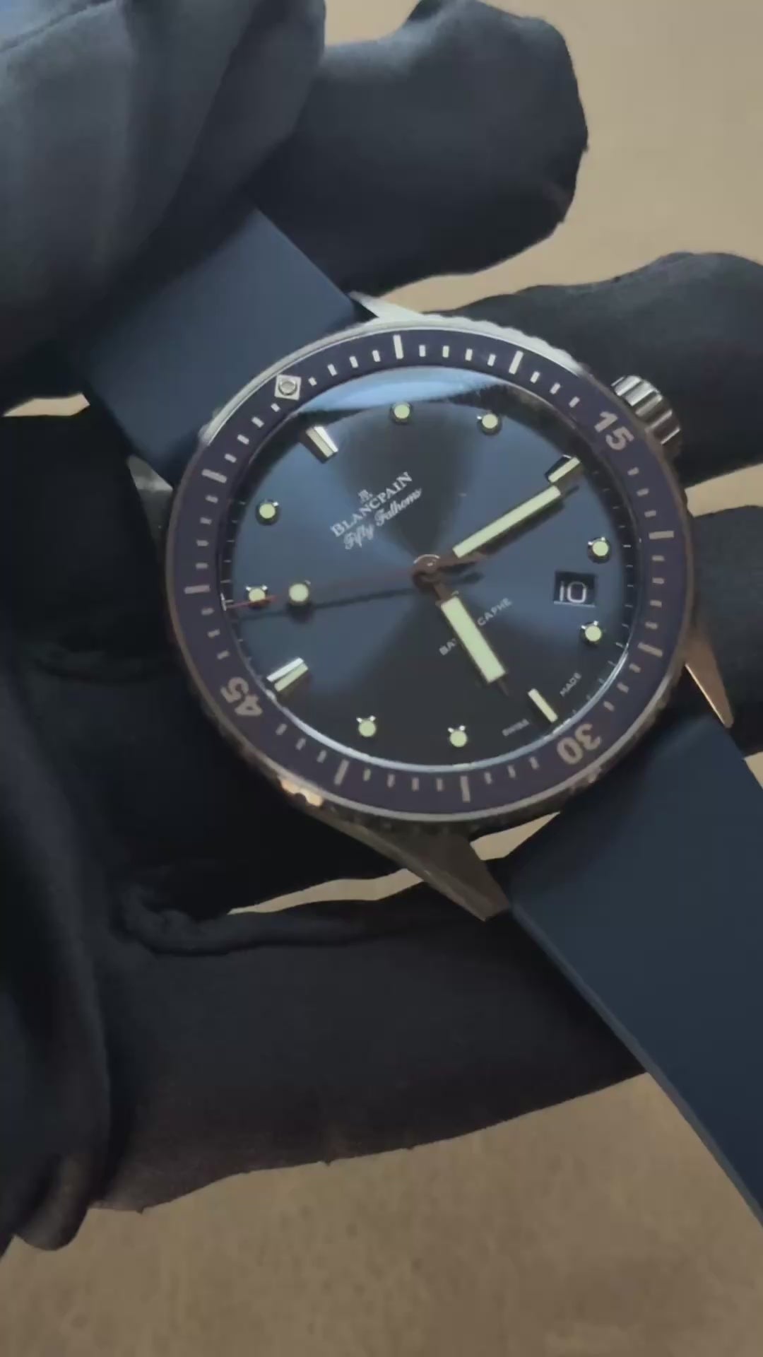 Blancpain Fifty Fathoms Bathyscaphe — Grey Ceramic — Ref. 5000-0240-052A — 2023 — Full Set