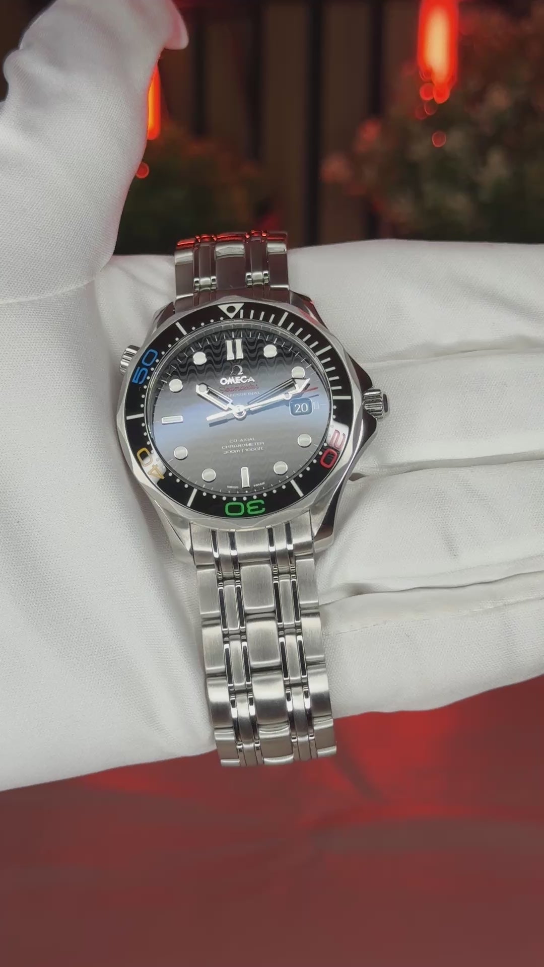 Pre-owned Omega Seamaster Diver 300M Rio 2016 Limited Edition Ref. 522.30.41.20.01.001 — The Crown & Crystal Chandler AZ